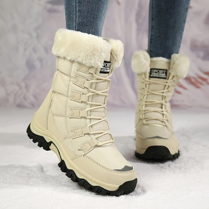 Wynter | Cosy Lace-Up Snow Boots