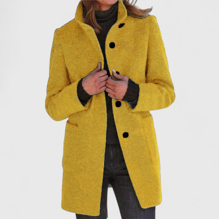 Vivienne | Refined Stand-Collar Coat