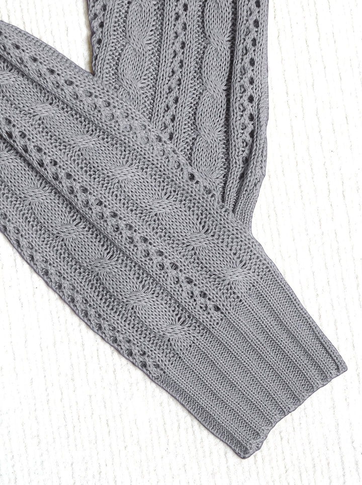 Eloise | Cable-Knit Button Cardigan