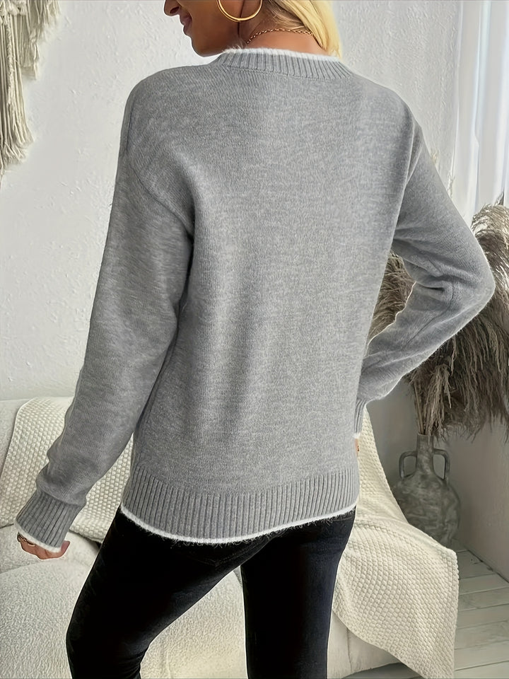 Gwendolyn | Snowflake Knit Jumper