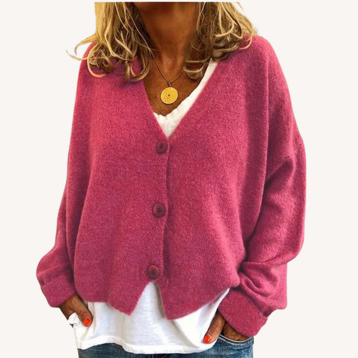 Margot | Relaxed Button-Front Cardigan