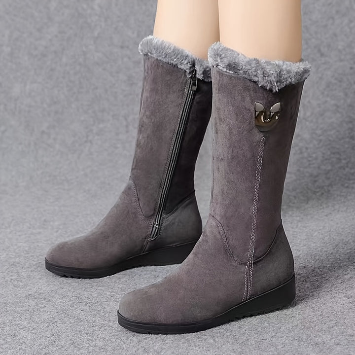 Rosetta | Cosy Fur-Trimmed Winter Boots