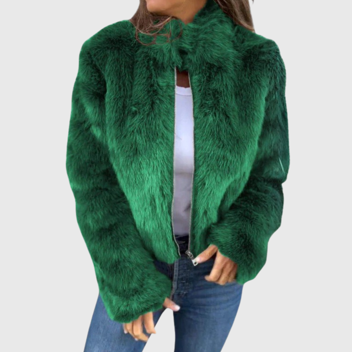 Rebecca | Plush Cropped Jacket