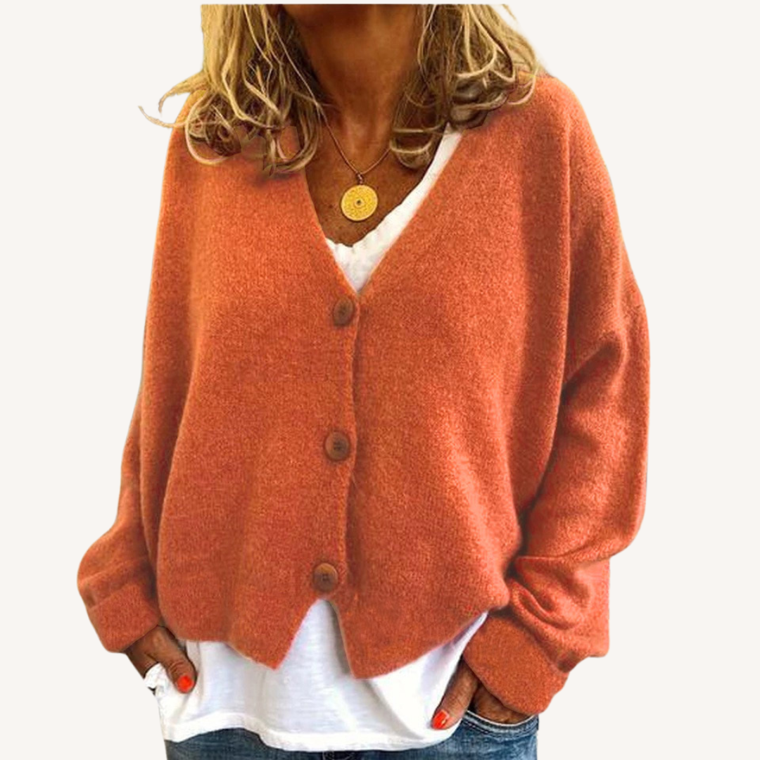 Margot | Relaxed Button-Front Cardigan