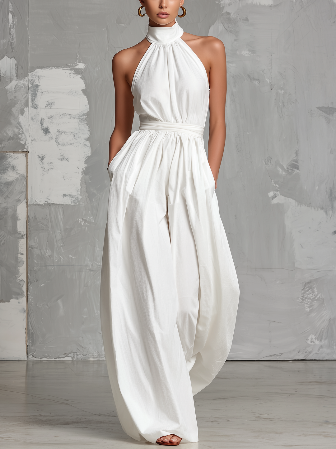 Adele | Elegant Halter-Neck Jumpsuit
