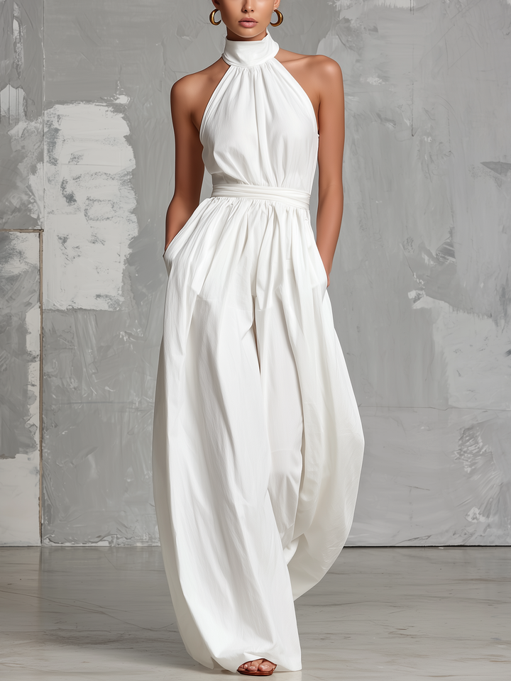 Adele | Elegant Halter-Neck Jumpsuit