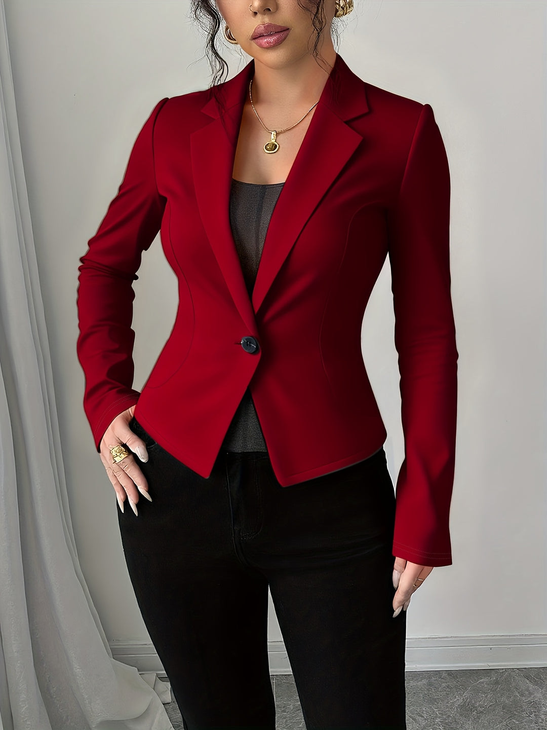 Cora | Tailored Single-Button Blazer