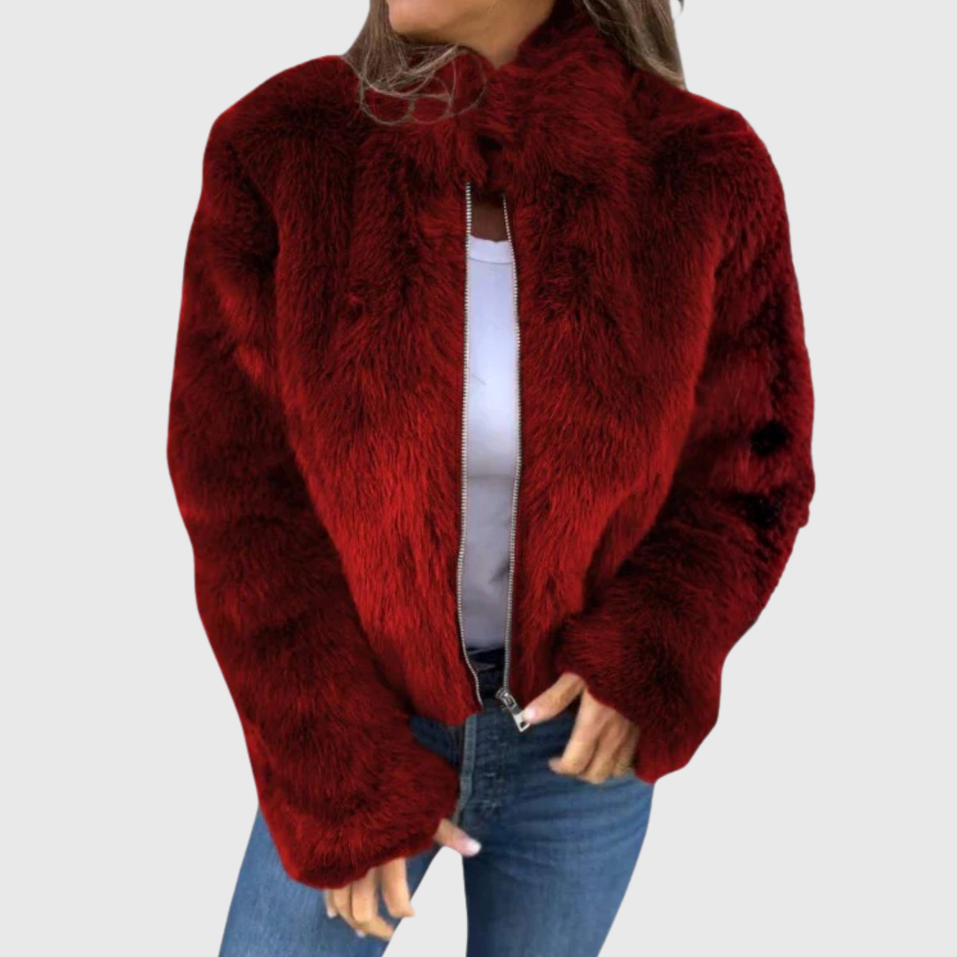 Rebecca | Plush Cropped Jacket