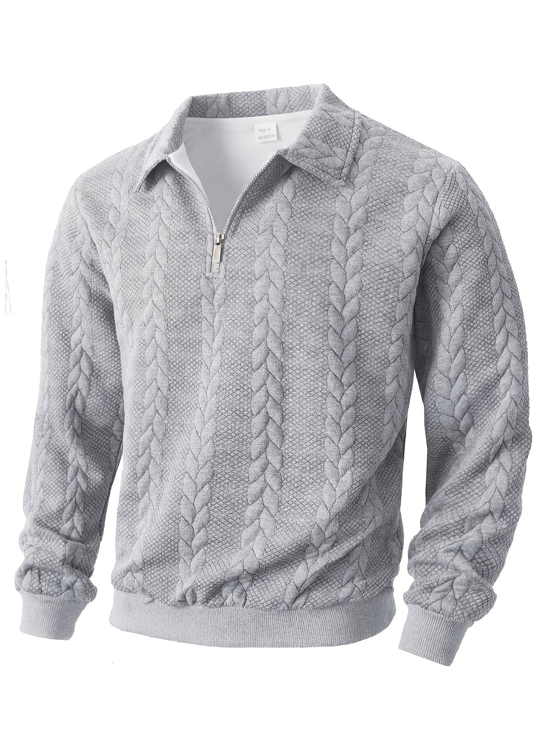 Harvey | Textured Half-Zip Pullover