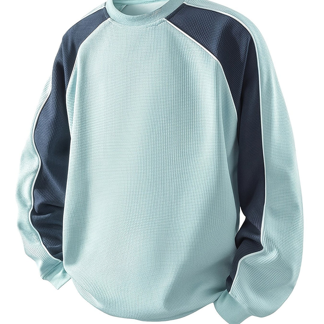 Elliot | Colour-Block Crew Neck Sweatshirt