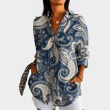 Yvette | Relaxed Paisley Blouse