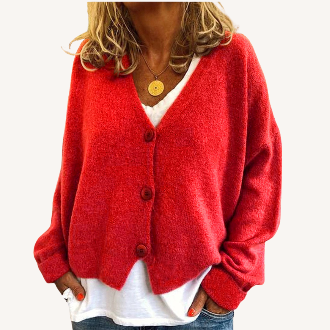 Margot | Relaxed Button-Front Cardigan