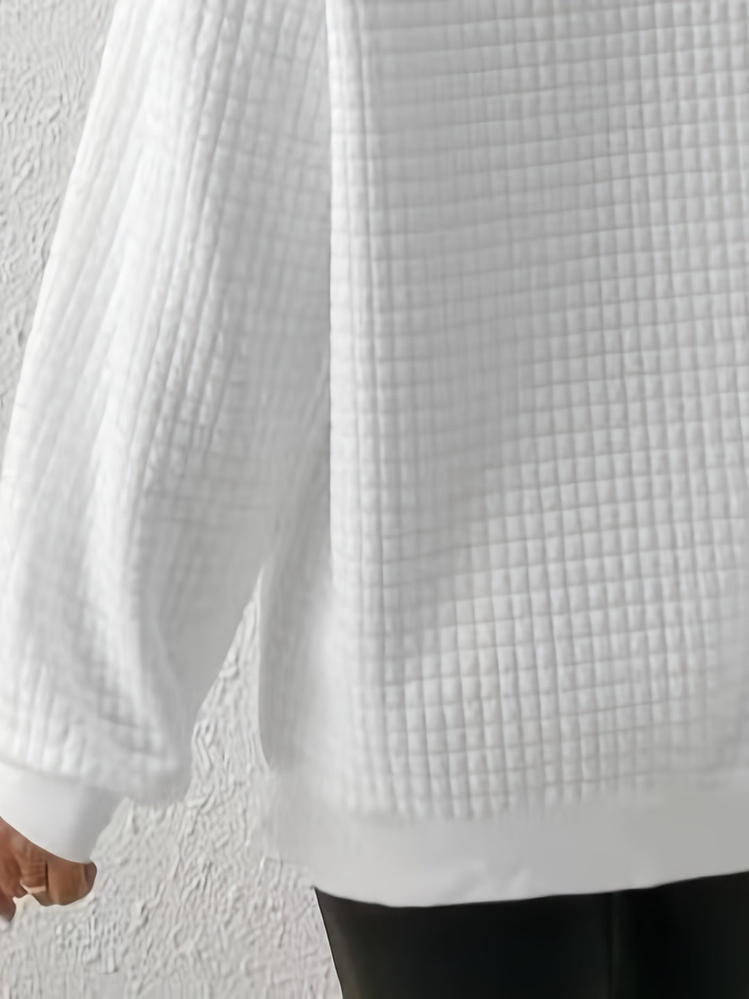 Elspeth | Relaxed Quarter-Zip Sweater