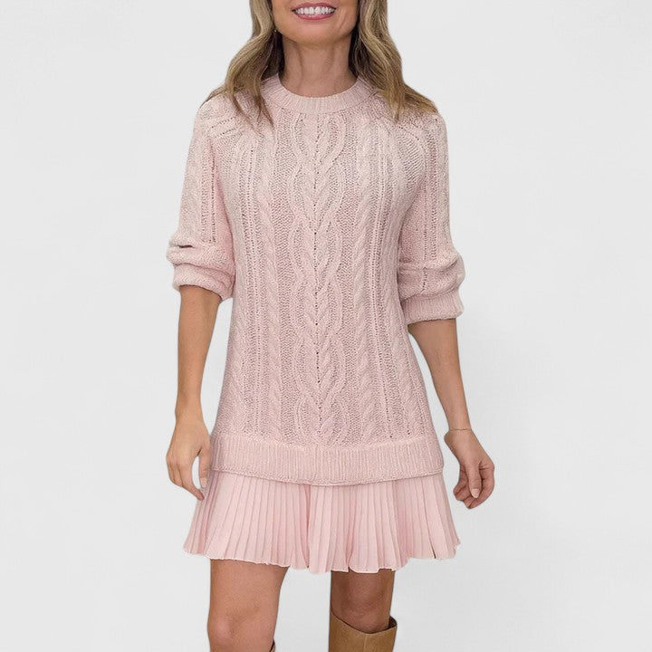 Aubrey | Cable-Knit Sweater Dress