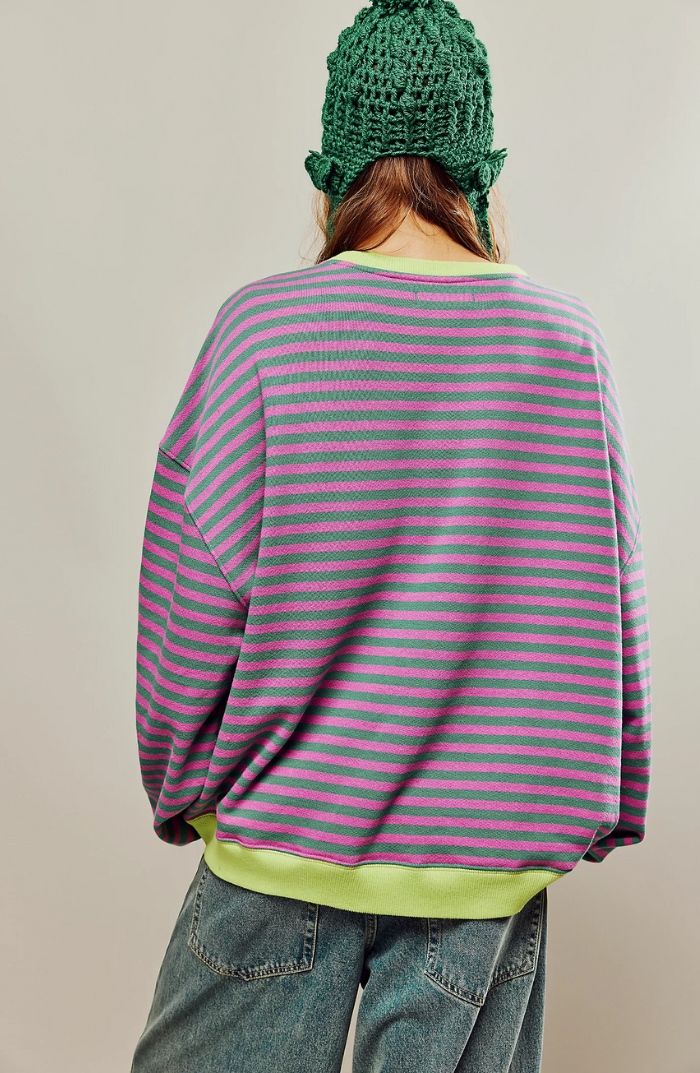 Mira | Relaxed Striped Sweatshirt
