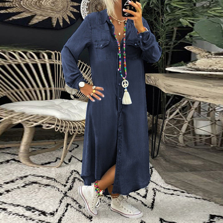 Tamara | Relaxed Button-Through Shirt Dress