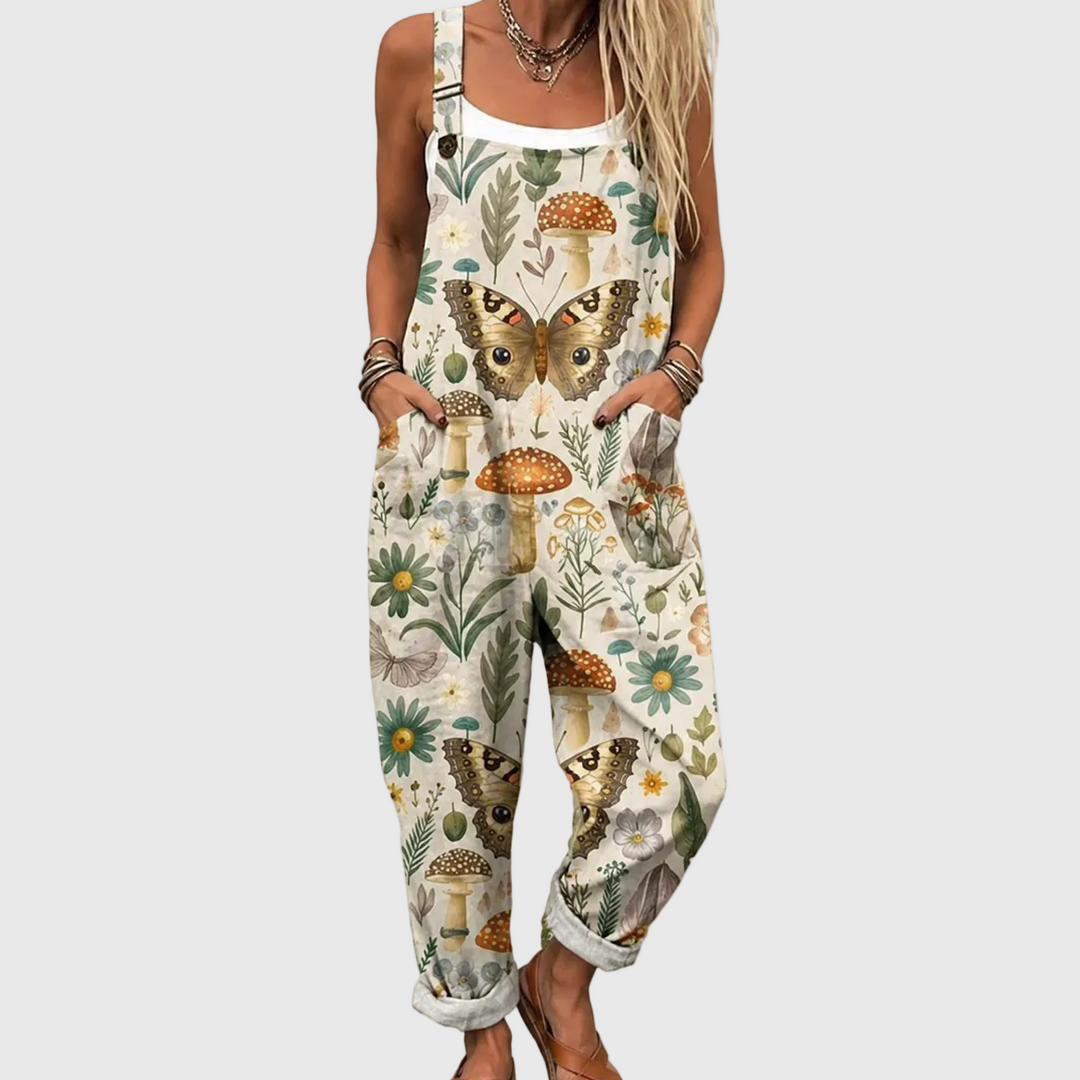 Berenice | Botanical Butterfly Jumpsuit