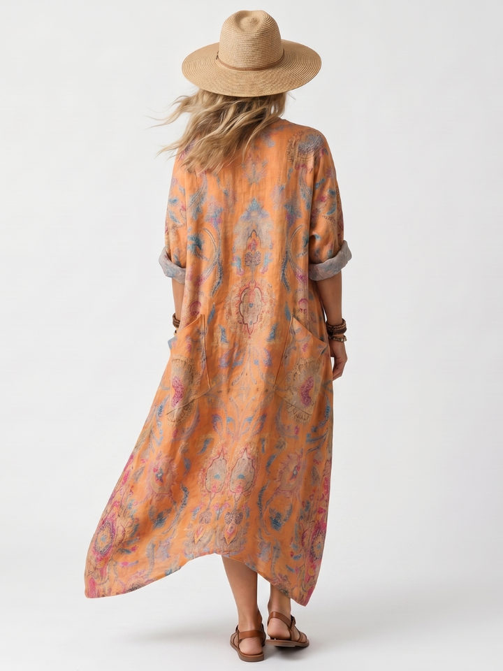 Tallulah | Printed Oversized Midi Dress