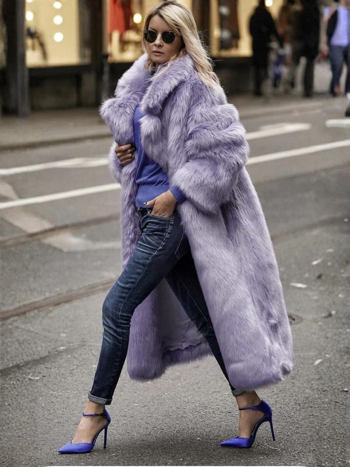 Lila | Plush Longline Coat