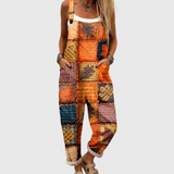 Nesta | Rustic Patchwork Jumpsuit