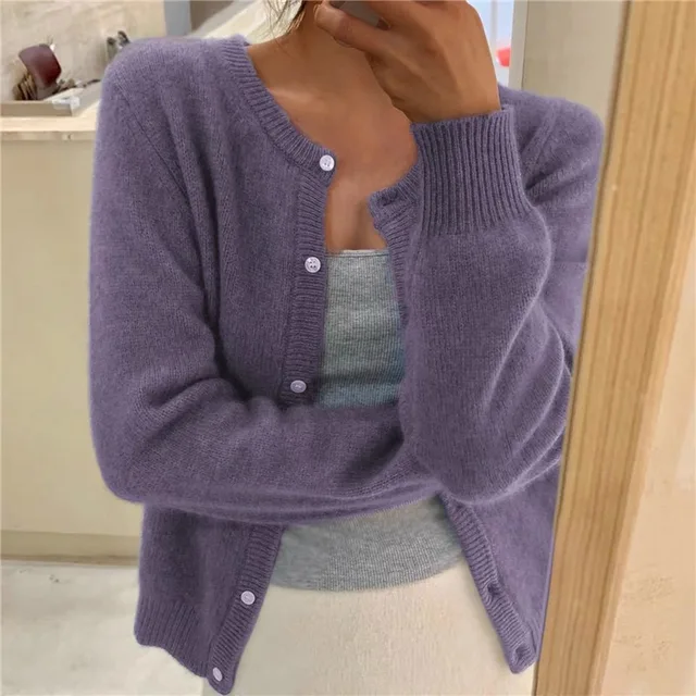 Antoinette | Soft Round-Neck Cardigan