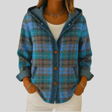Ainsley | Hooded Check Shacket