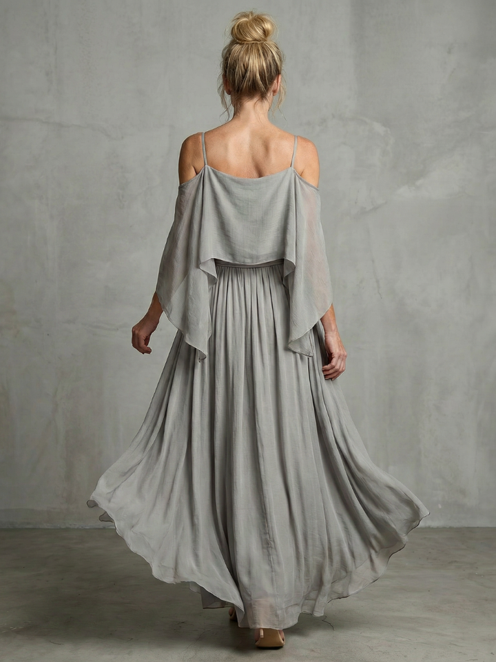 Heather | Flowing Drape Two-Piece Set