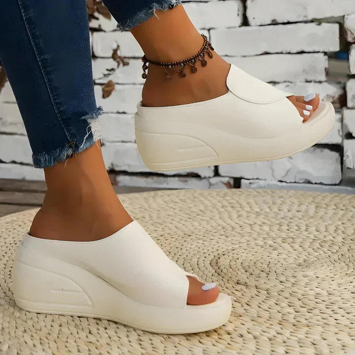 Marcella | Cushioned Wedge Sandals