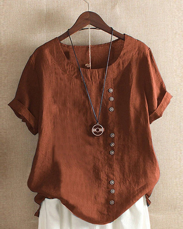 Bronwyn | Relaxed Button-Detail Blouse