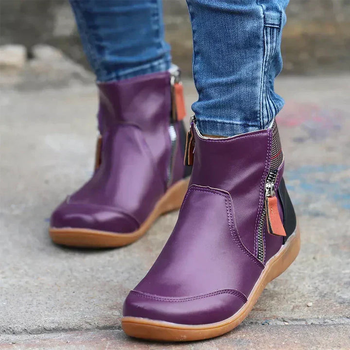 Hattie | Cosy Side-Zip Ankle Boots