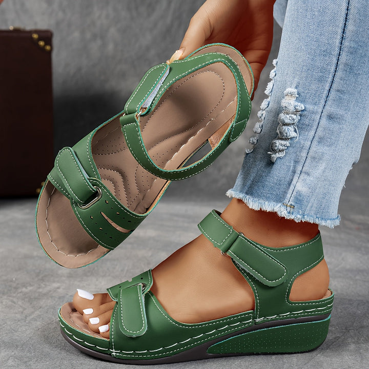 Maisie | Cushioned Wedge Sandals