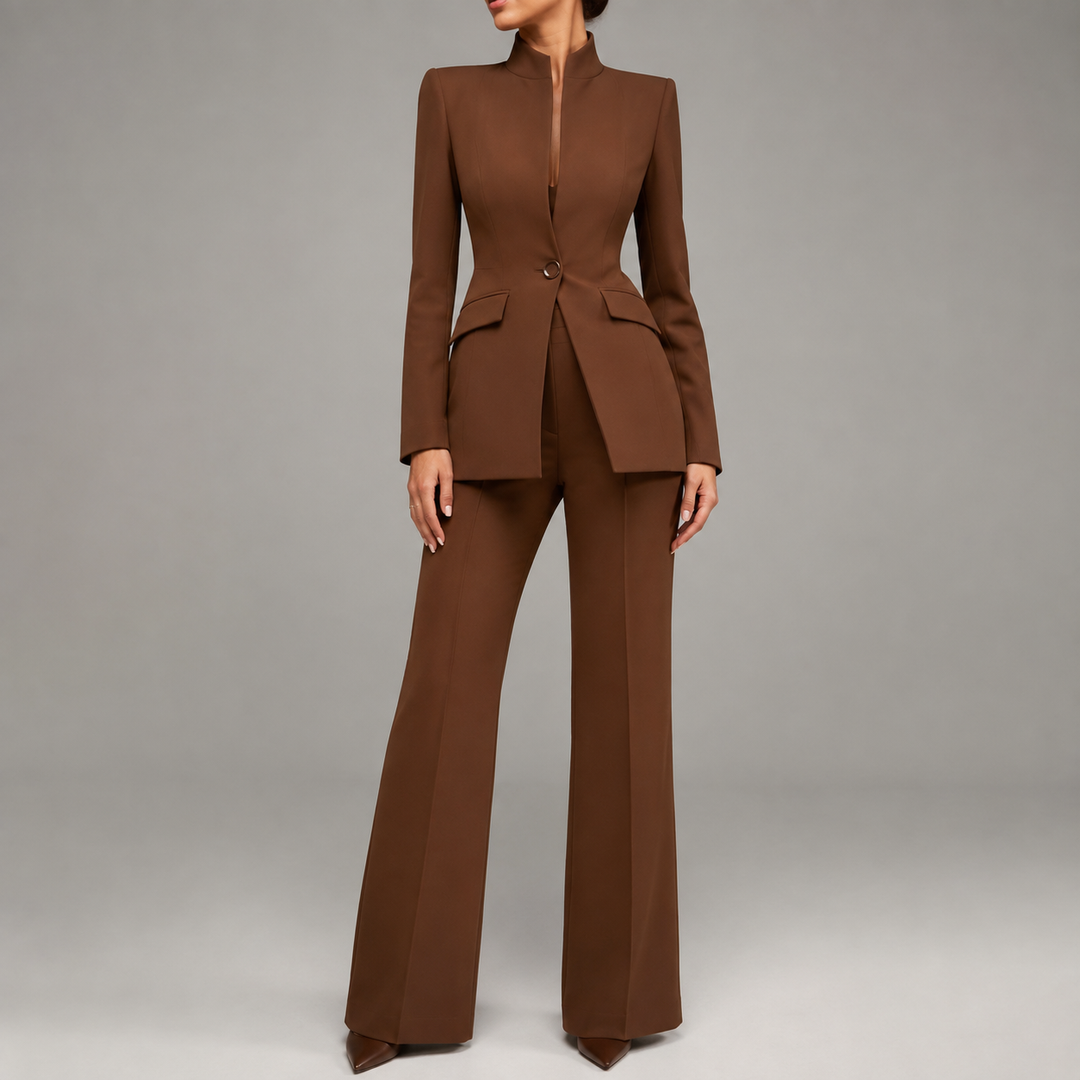 Eleanora | Sculpted Two-Piece Suit