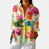 Simone | Artful Watercolour Blouse
