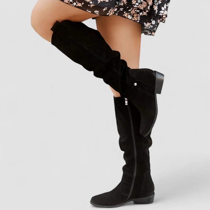 Rosalyn | Slouchy Knee-High Boots