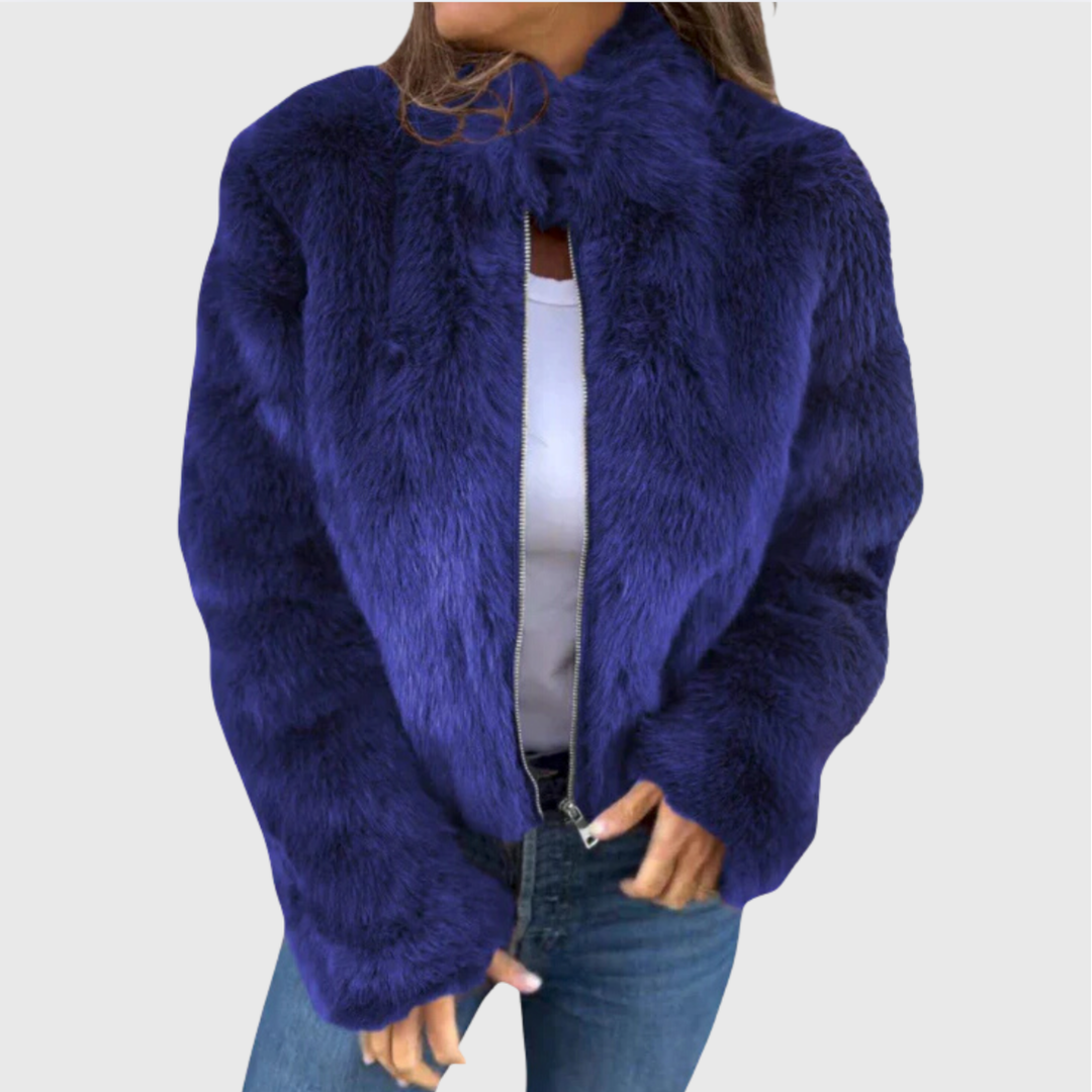 Rebecca | Plush Cropped Jacket