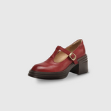 Bettina | Chunky Block Heel Mary Jane Pumps