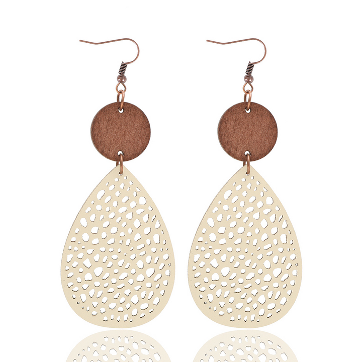 Petra | Vintage Teardrop Drop Earrings