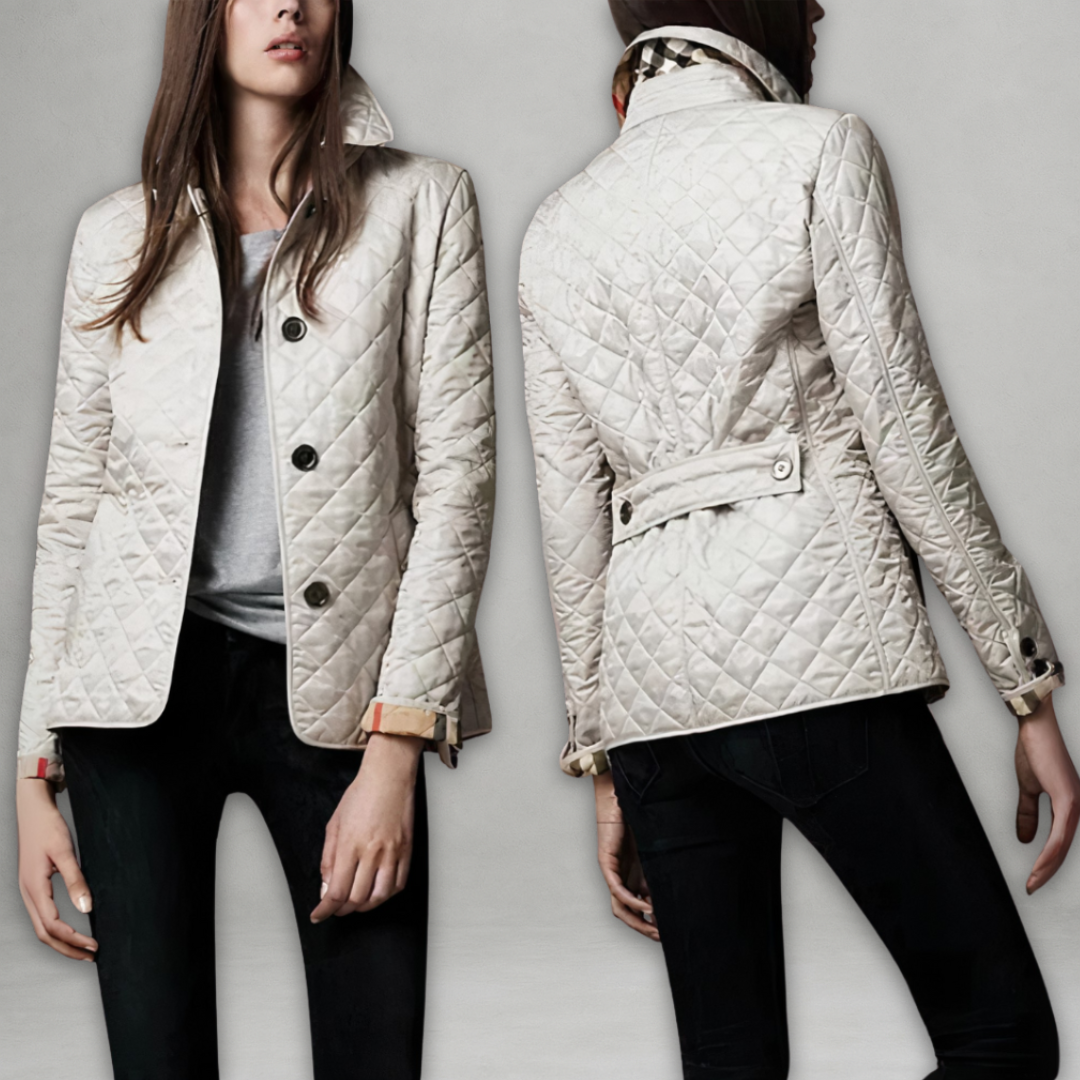 Adelia | Diamond-Quilted Jacket