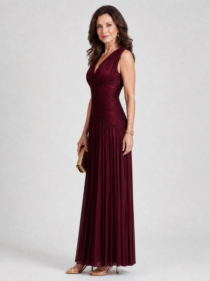Hadley | Draped Evening Dress