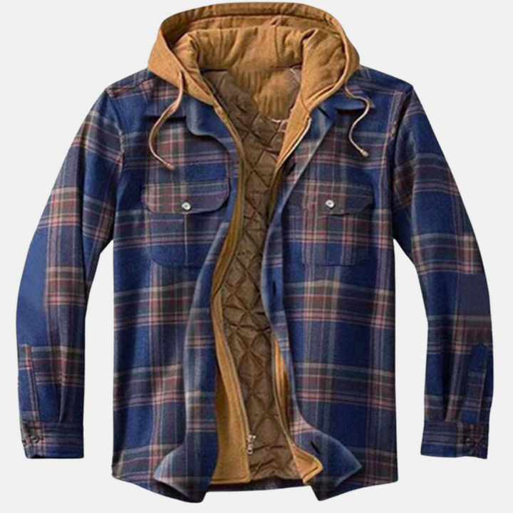 Wesley | Rugged Hooded Check Jacket