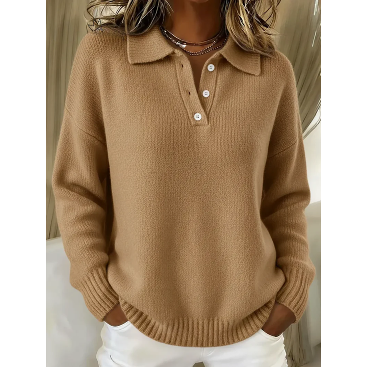 Melina | Relaxed Collared Jumper