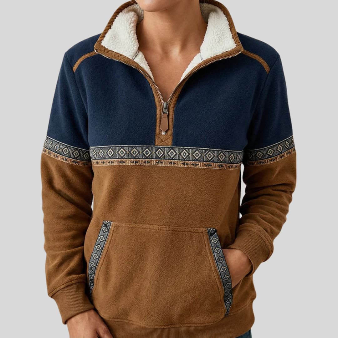Joanna | Cosy Half-Zip Pullover