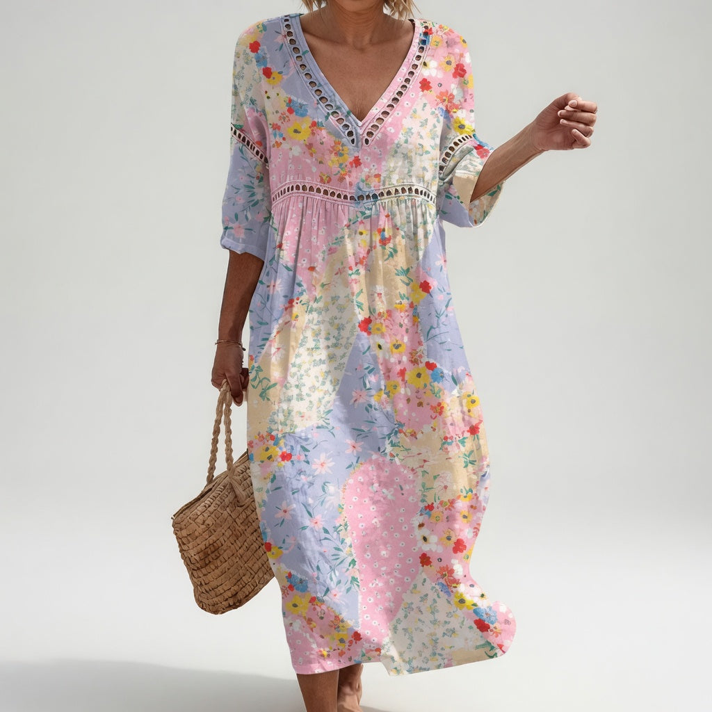 Valerie | Flowing Floral Summer Dress