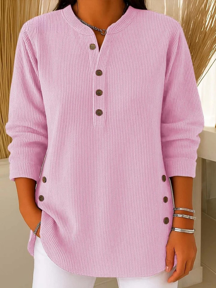 Elin | Ribbed Henley Tunic