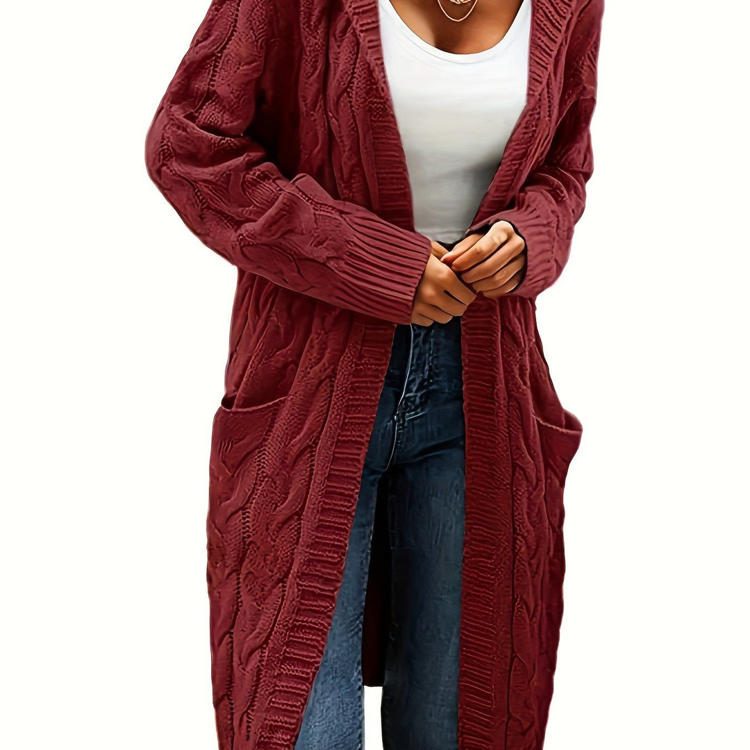 Rosanna | Longline Cable-Knit Cardigan