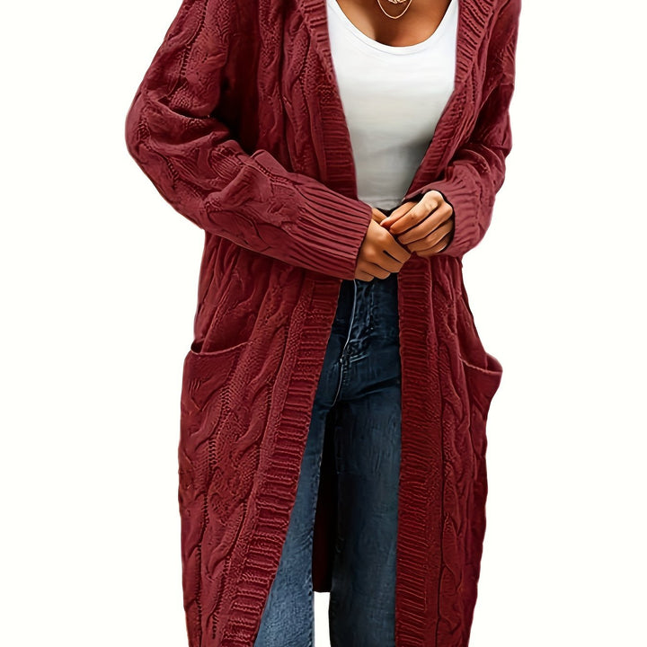 Rosanna | Longline Cable-Knit Cardigan