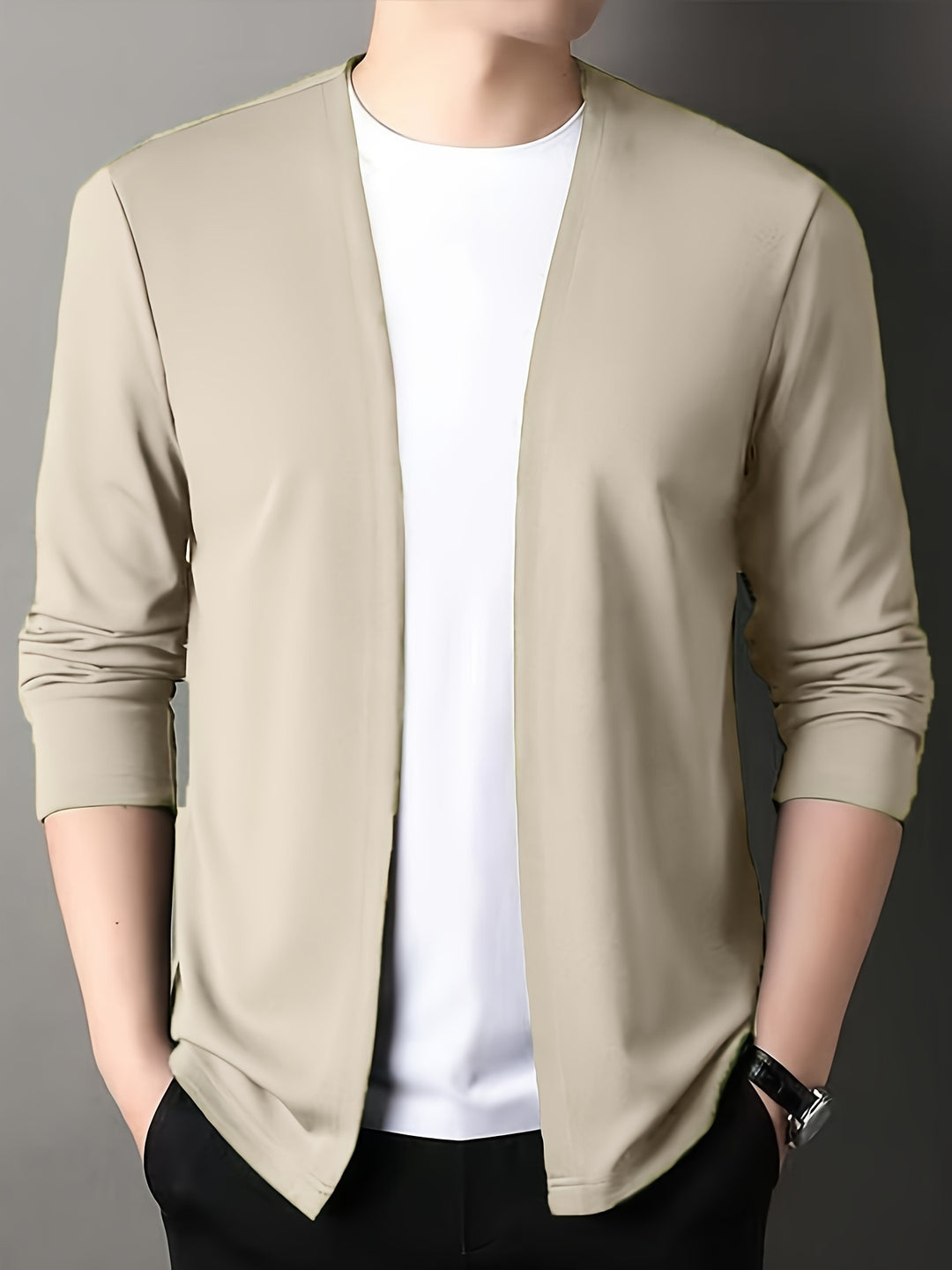 Nathan | Open-Front Lightweight Cardigan