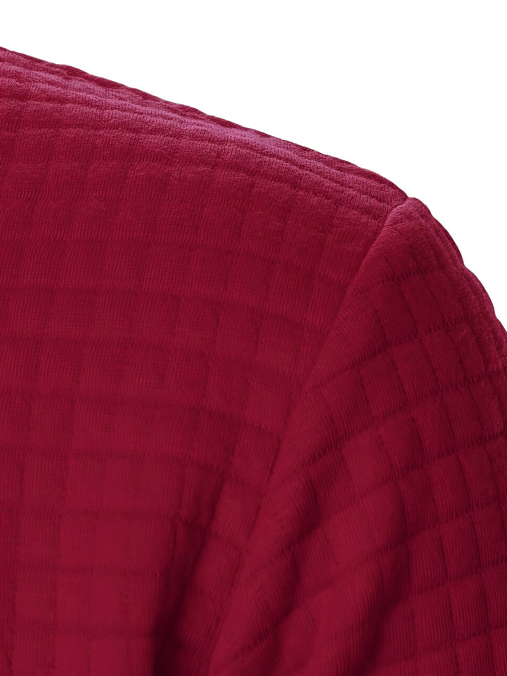 Spencer | Textured Zip-Up Bomber Jacket
