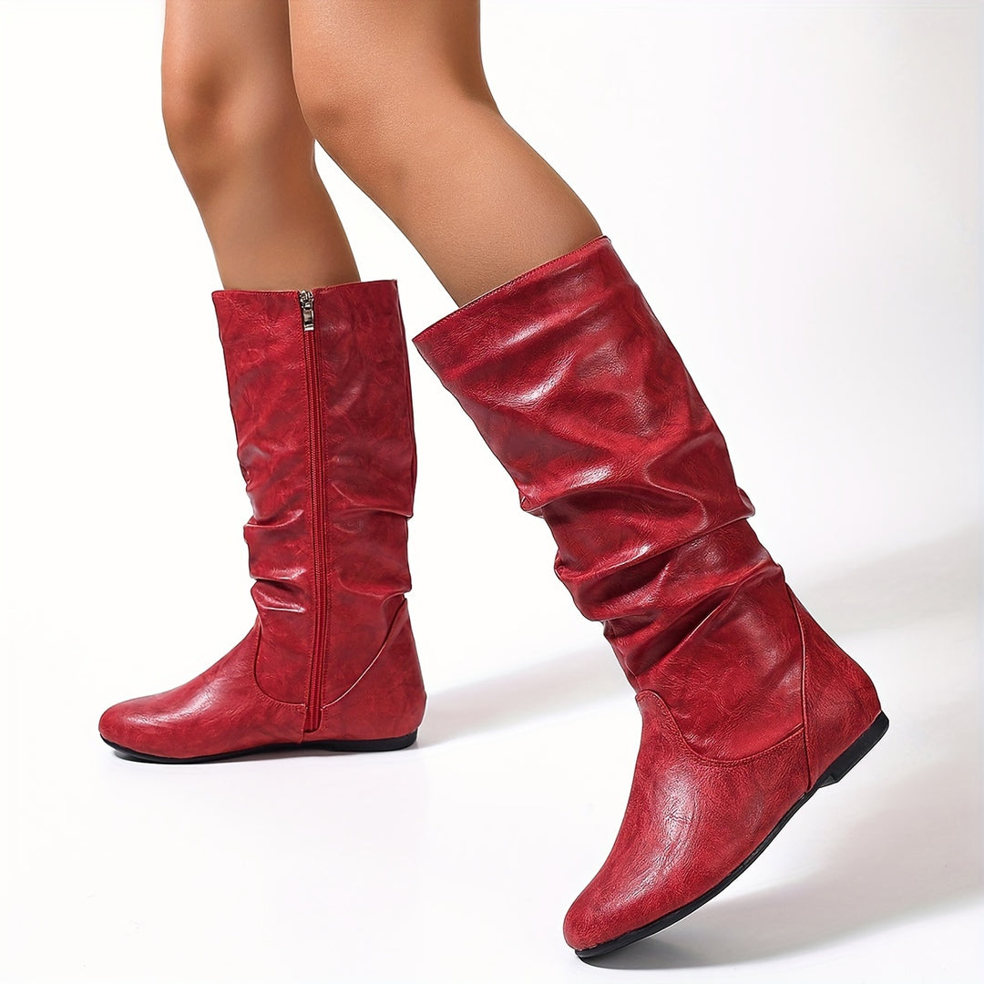 Felicity | Slouch Mid-Calf Boots