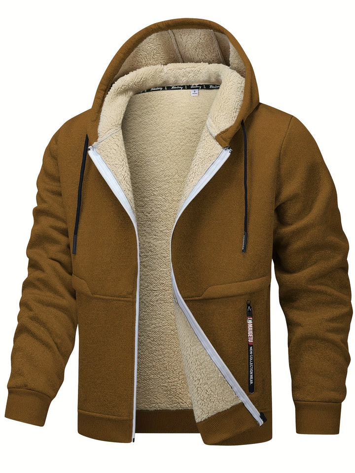 Leonard | Cosy Hooded Zip-Up Jacket